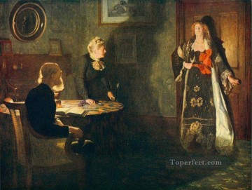  Collier Canvas - the prodigal daughter 1903 John Collier Pre Raphaelite Orientalist